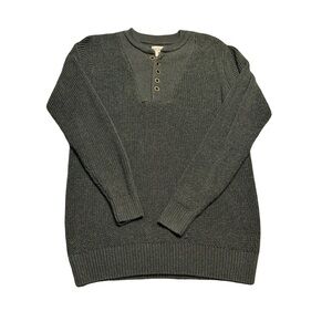 ✨🦆 RedHead Henley Knit Sweater Olive‎ Green Men’s LT Tall 🦆✨